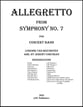 Allegretto from Symphony No. 7 Concert Band sheet music cover